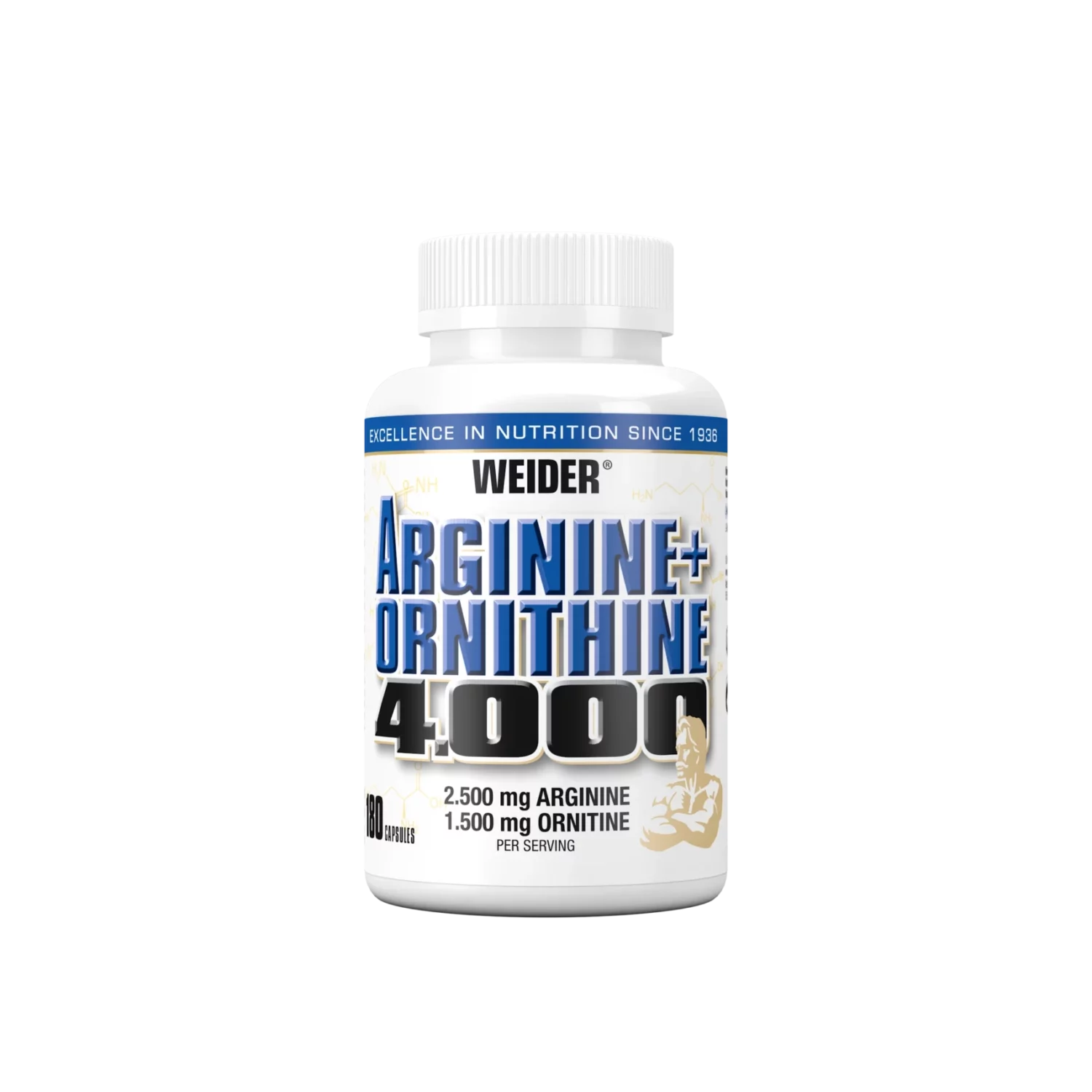 WEIDER ® Arginine + Ornithine 4000 aminosav - 180 kapszula
