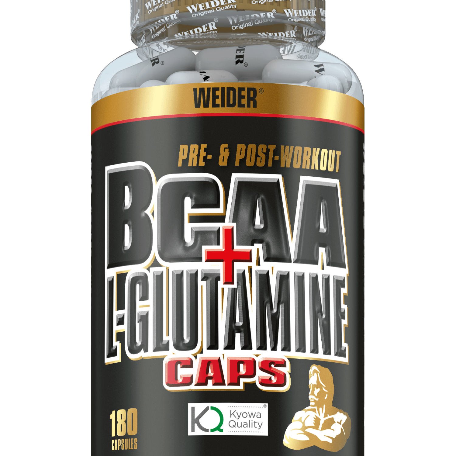 WEIDER ® BCAA + L-Glutamine caps - 180 kapszula