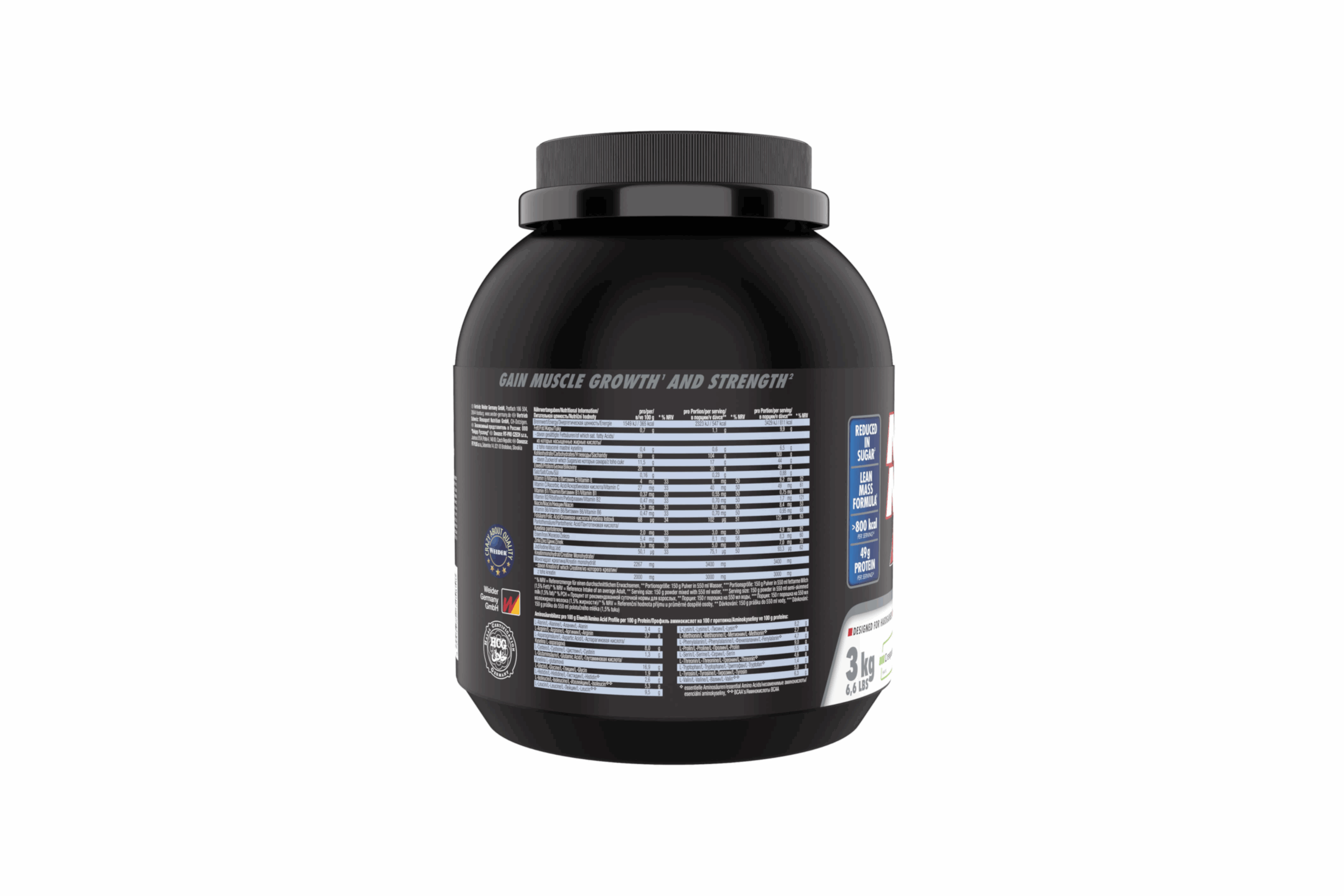 Mega Mass 4000 tömegnövelő - 3kg eper - Image 2