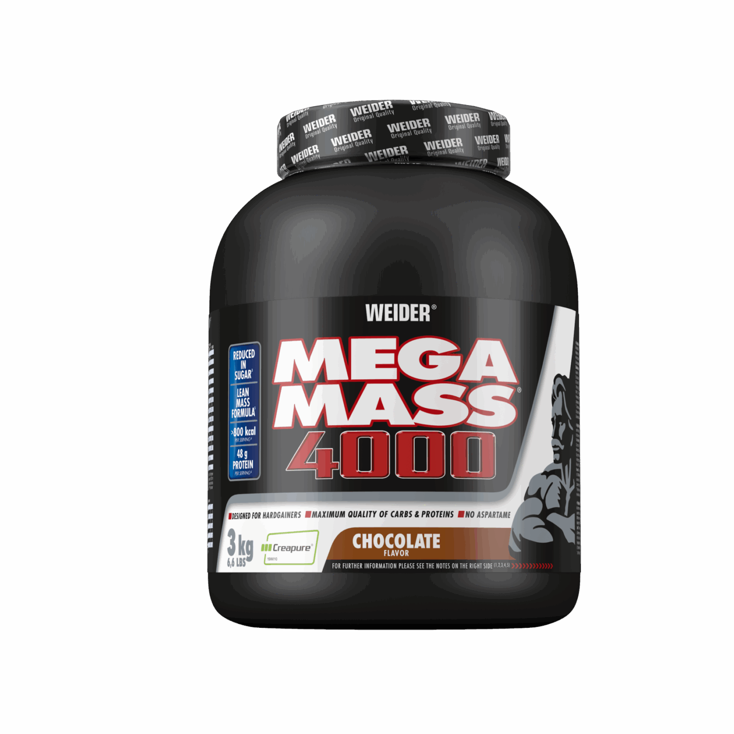 WEIDER ® Mega Mass 4000 tömegnövelő - 3kg csoki