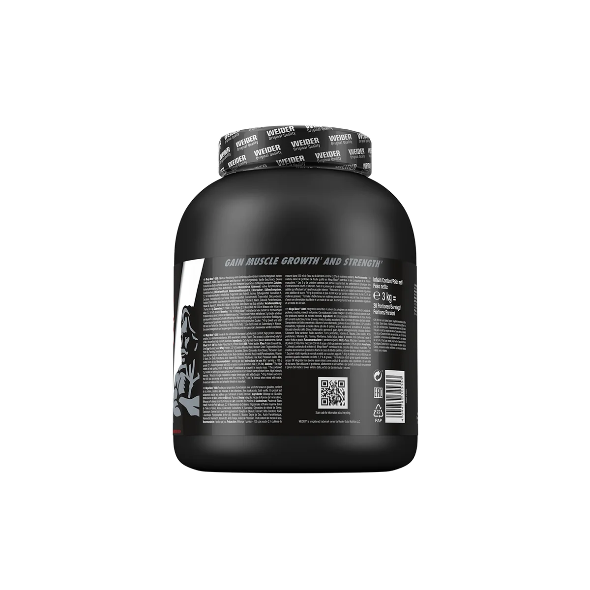 Mega Mass 4000 tömegnövelő - 3kg vanÍlia - Image 3