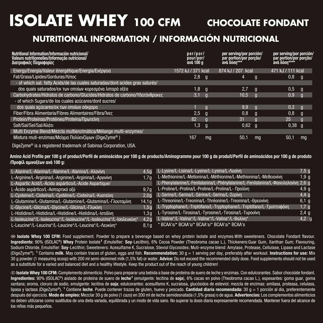 Isolate whey 100 CFM - prémium tejsavó fehérje - Image 4