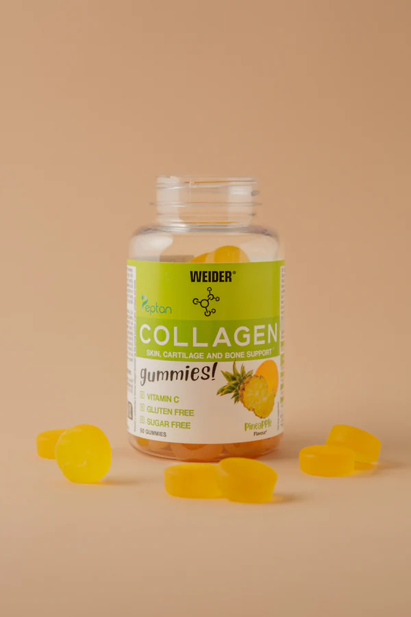 Weider Collagen Gummies ananászízű kollagén-gumicukor