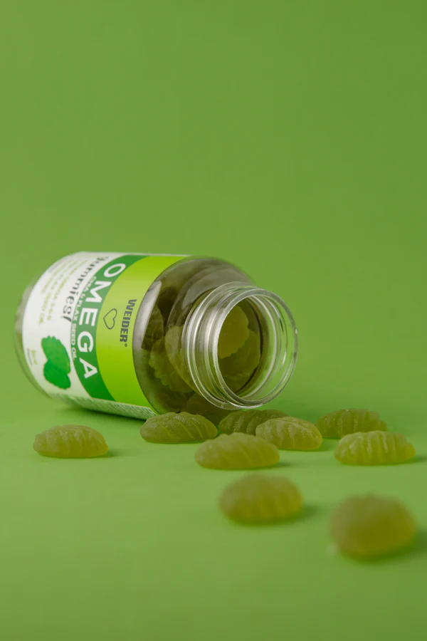 Weider Omega Up Gummies lime ízű növényi gumicukor